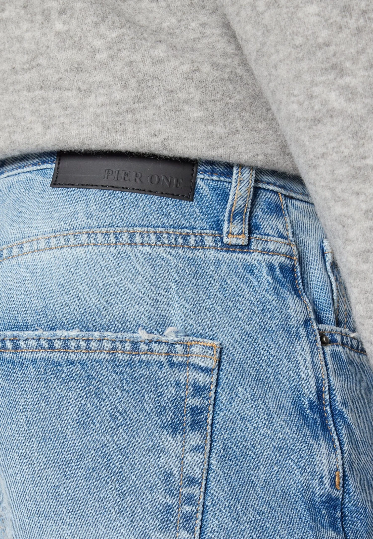 Pier One Jeans Baggy - Dark Blue Denim - immagine 8