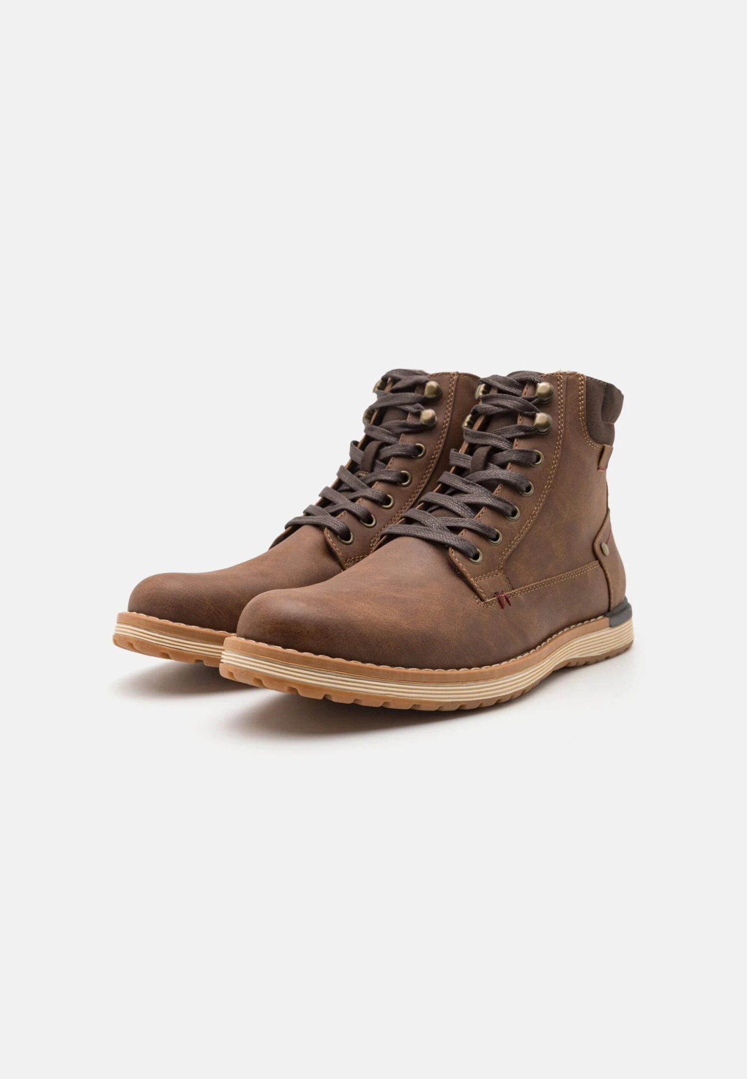 Pier One Stivaletti StringatiBrown Uomo Stivaletti/Stivali PI912K0B1-O11 - immagine 2