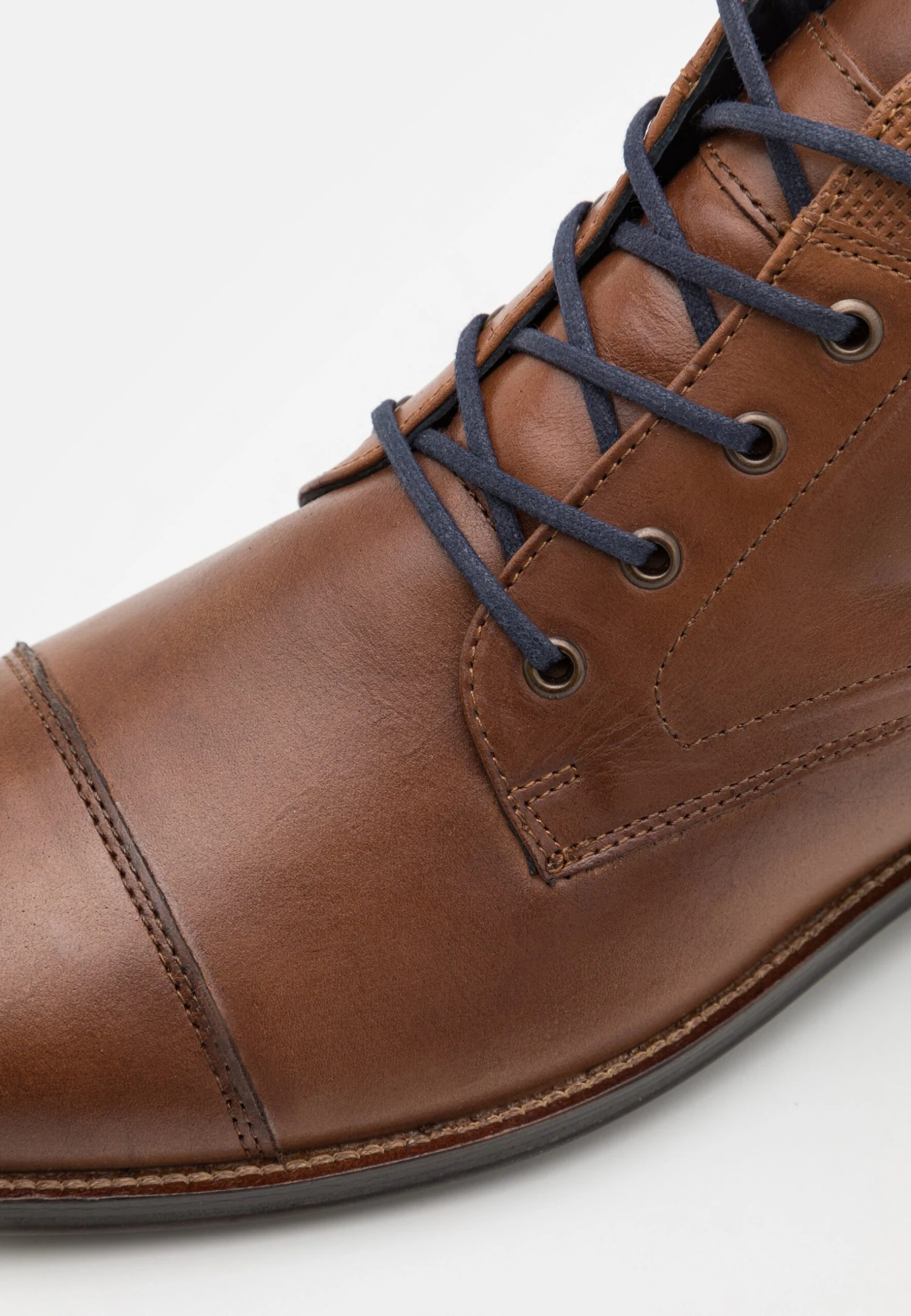 Pier One LeatherStivaletti StringatiCognac Uomo Stivaletti/Stivali PI912M0D6-O11 - immagine 6