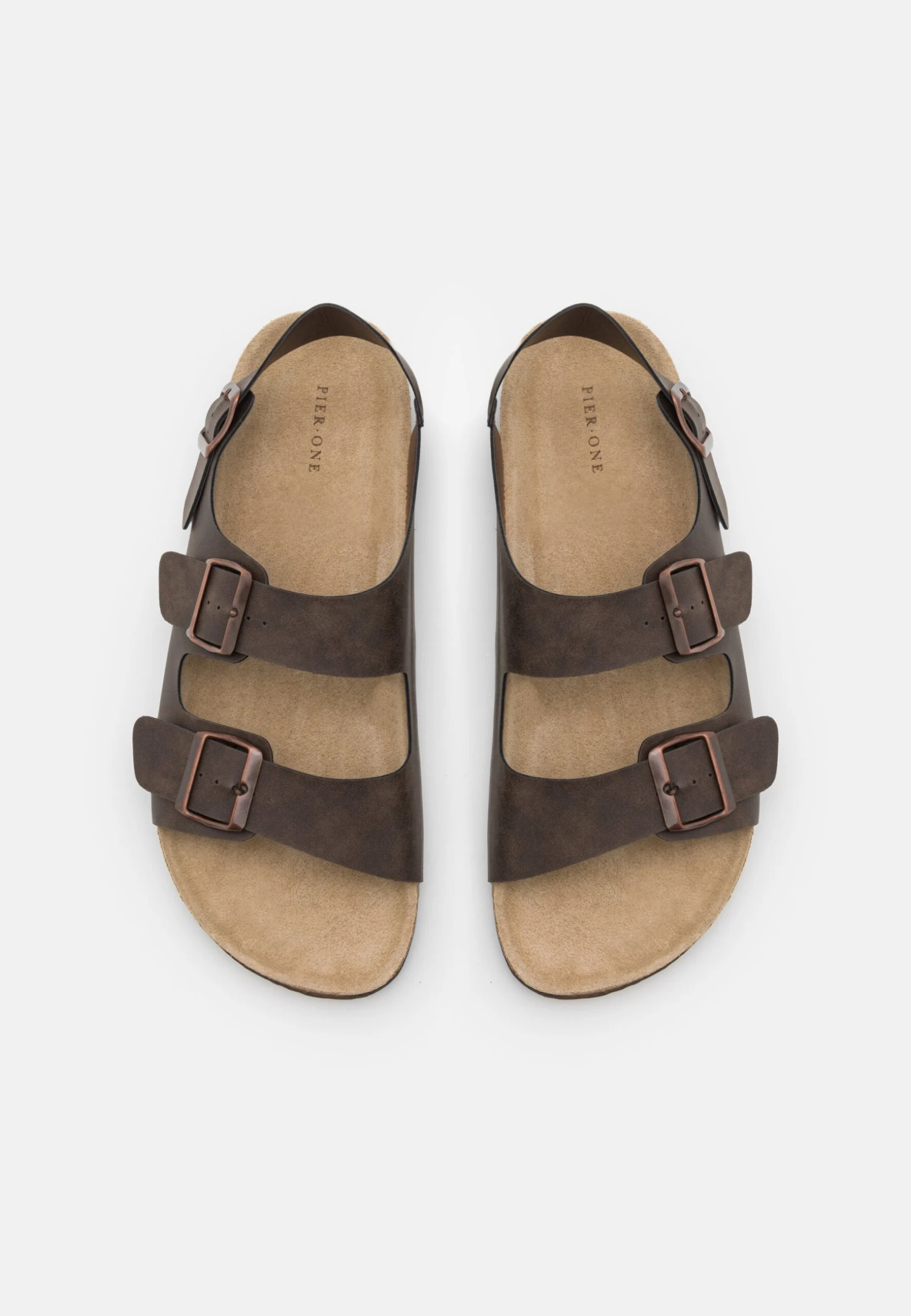 Pier One Unisex - Sandali - Dark Brown - immagine 4
