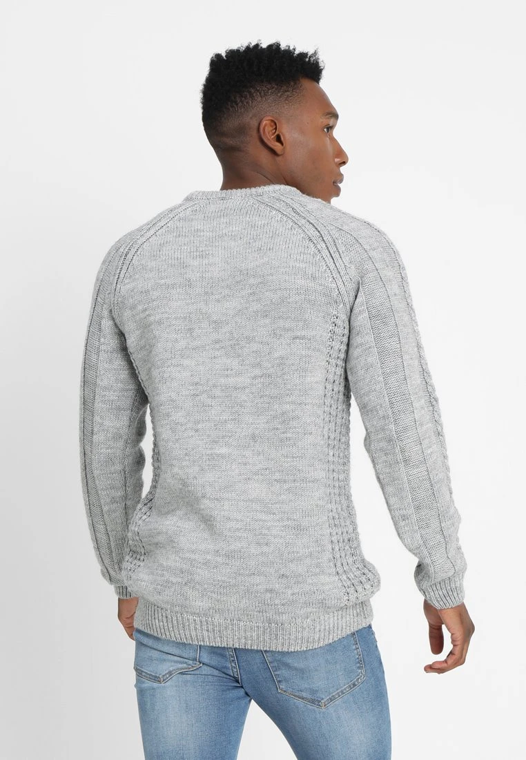 Pier One MaglioneMottled Light Grey Uomo Maglieria PI922Q07X-C11 - immagine 3