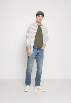 Pier One 2 PackTopBlack/Khaki Uomo T-shirt E Polo PI922O0XM-Q11