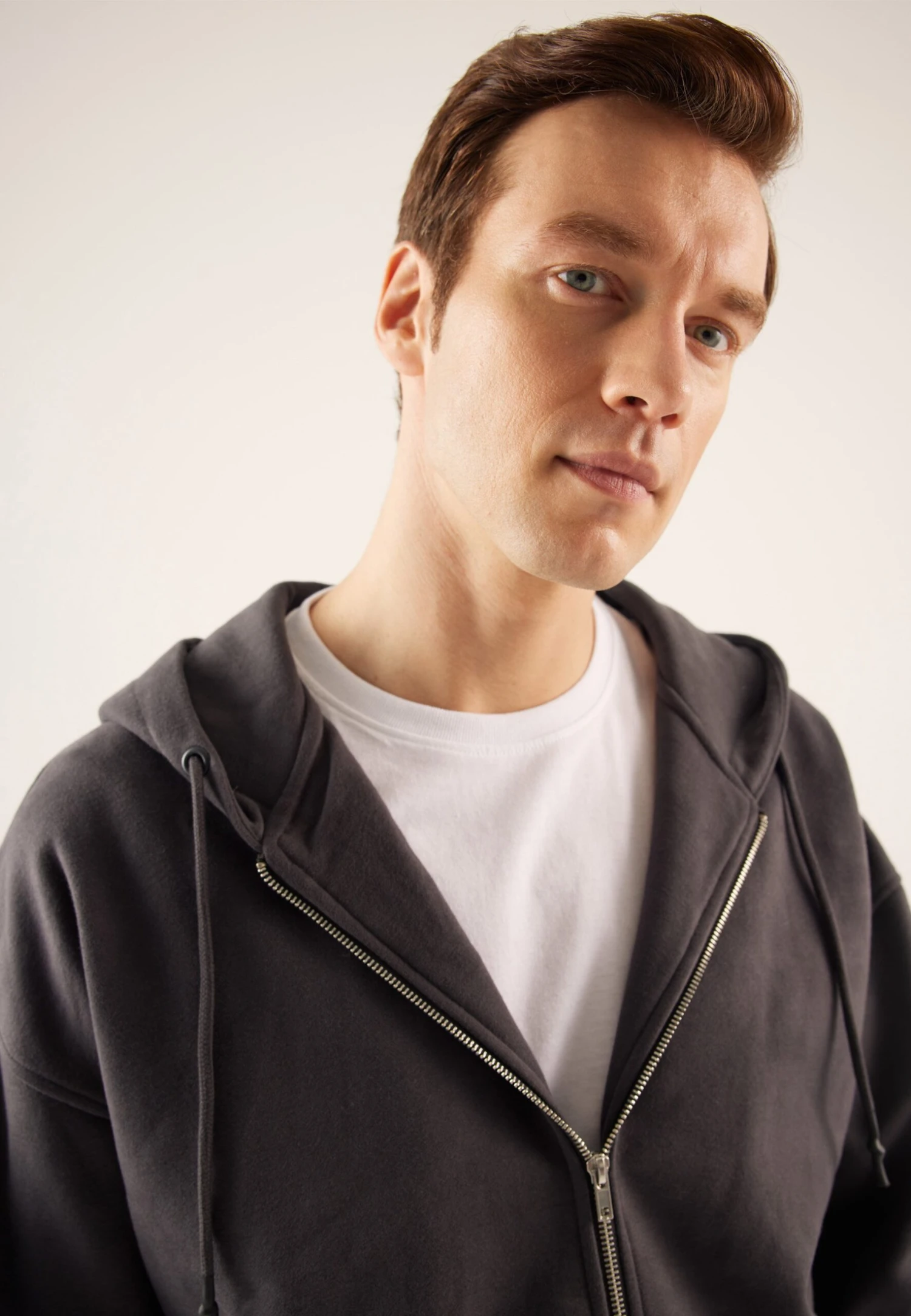 Pier One Felpa Con ZipGrey Uomo Maglieria E Felpe PI922S0HE-C12 - immagine 5