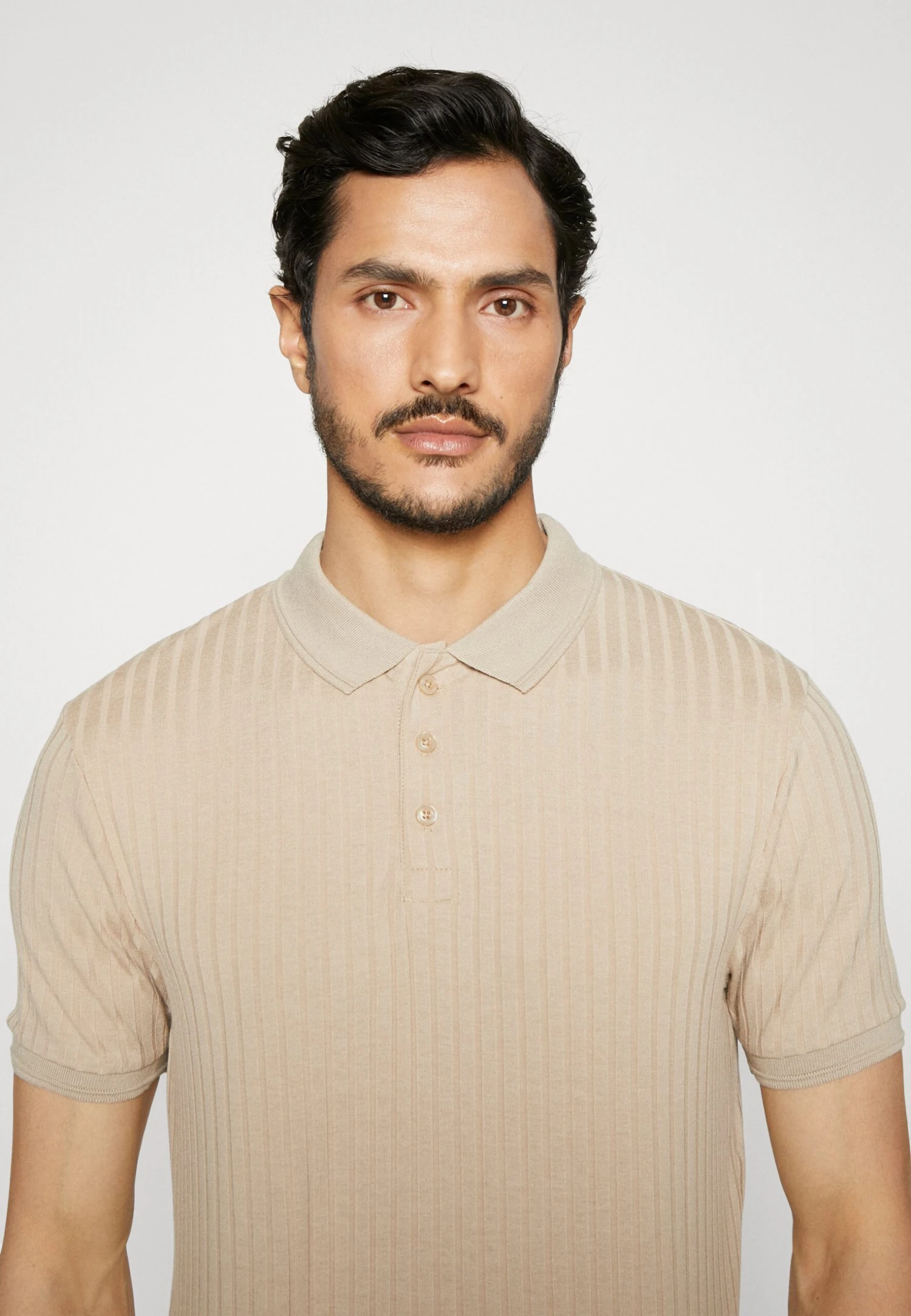 Pier One PoloBeige Uomo T-shirt E Polo PI922P088-B11 - immagine 4