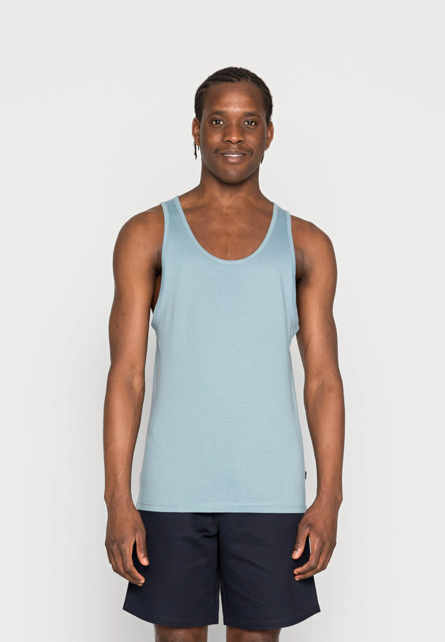 Pier One 3 PackTopGreen / White / Light Blue Uomo T-shirt E Polo PI922O0V8-M11 - immagine 2