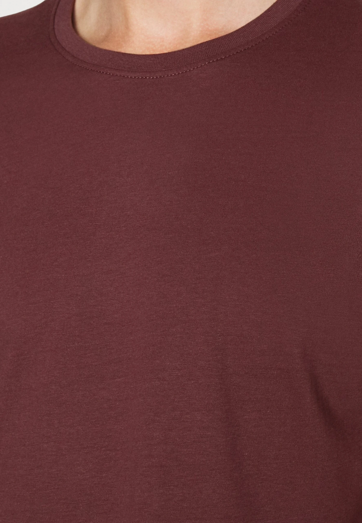 Pier One 5 PackT-Shirt BasicBordeaux/Light Grey/Brown Uomo T-shirt E Polo PI922O0GY-G12 - immagine 7