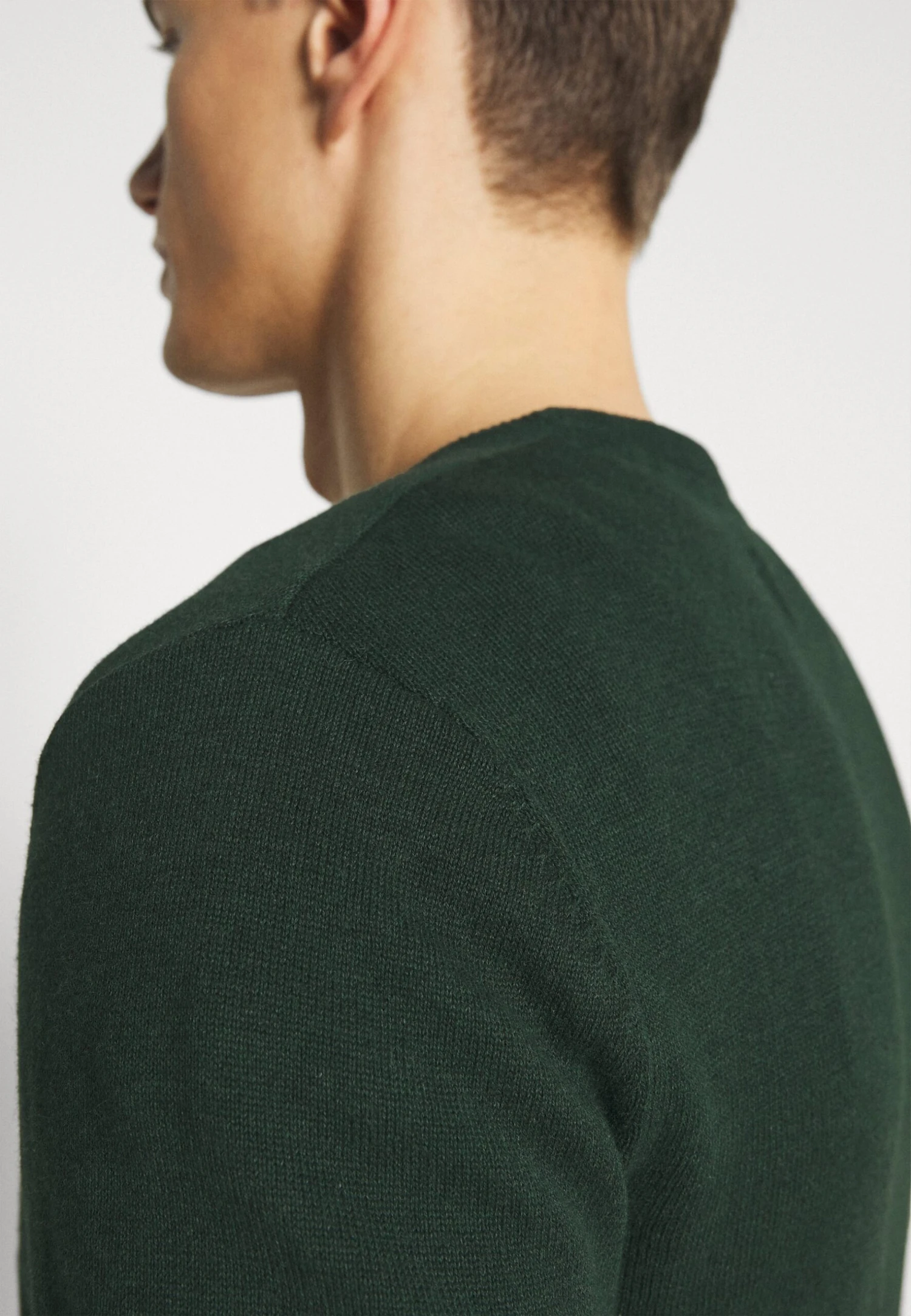 Pier One Basic CrewneckMaglioneMottled Dark Green Uomo Maglieria PI922Q009-M12 - immagine 5