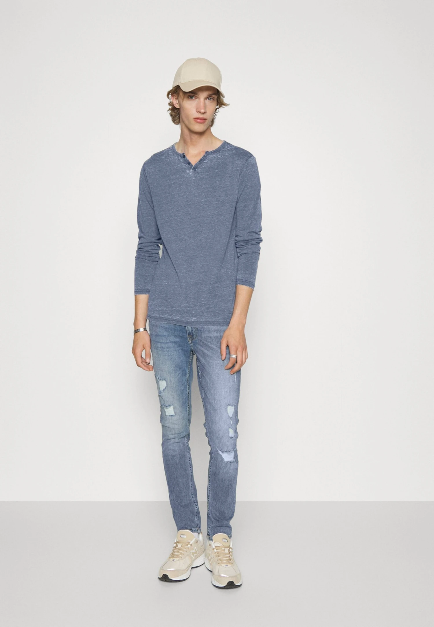 Pier One Jeans Skinny FitDark Blue Denim Uomo Jeans YO122GA27-K12 - immagine 2