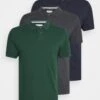 Pier One 3 PackPoloGrün/Dunkelgrau/Blau Uomo T-shirt E Polo PI922P05T-M12