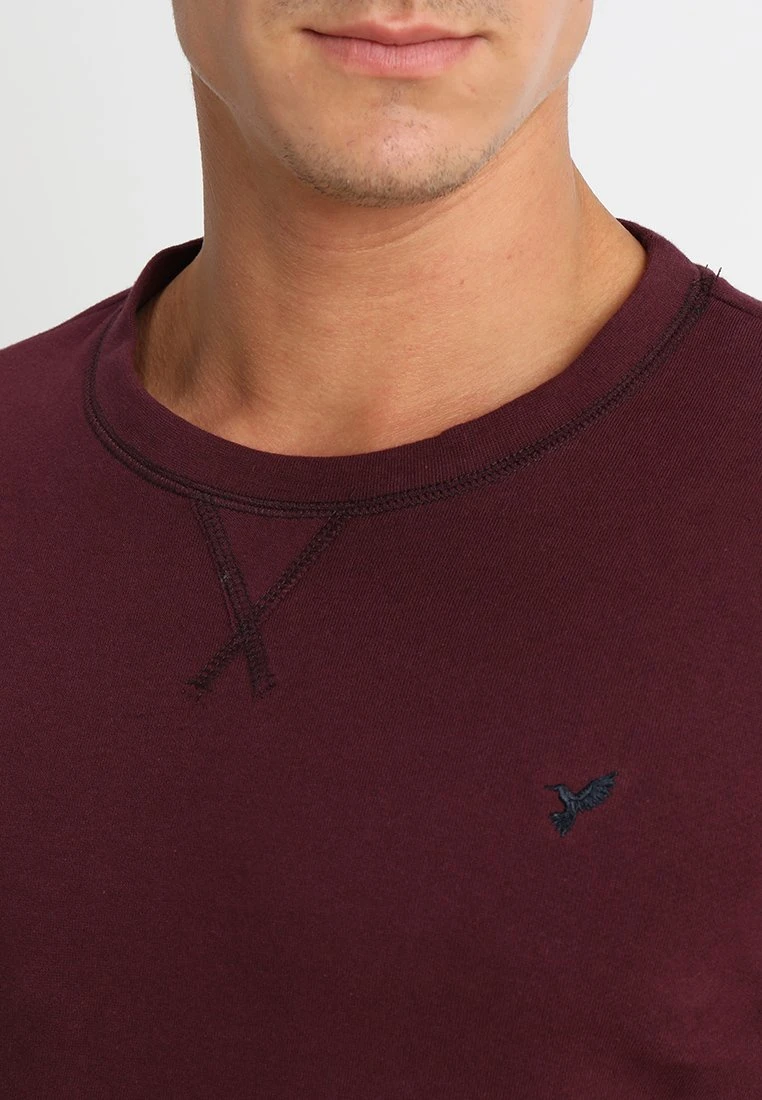 Pier One Birdie Embro C-Neck - Felpa - Bordeaux - immagine 5