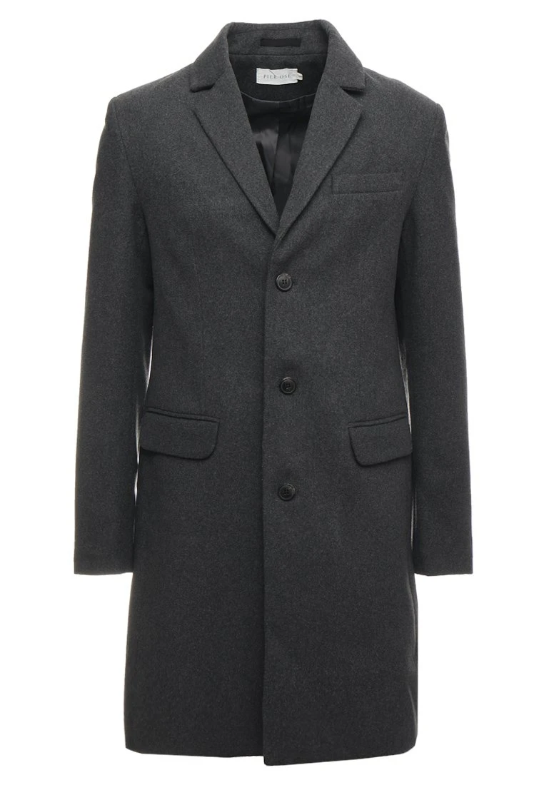 Pier One Wheeler Coat Cappotto ClassicoMottled Grey Uomo Cappotti PI922T00P-C11 - immagine 5