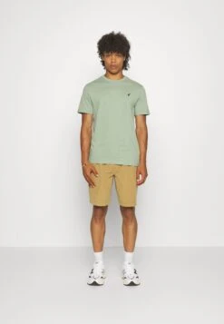Pier One 3 Pack UnisexT-Shirt BasicWhite/Offwhite /Green Uomo T-shirt E Polo PI921001Q-A11