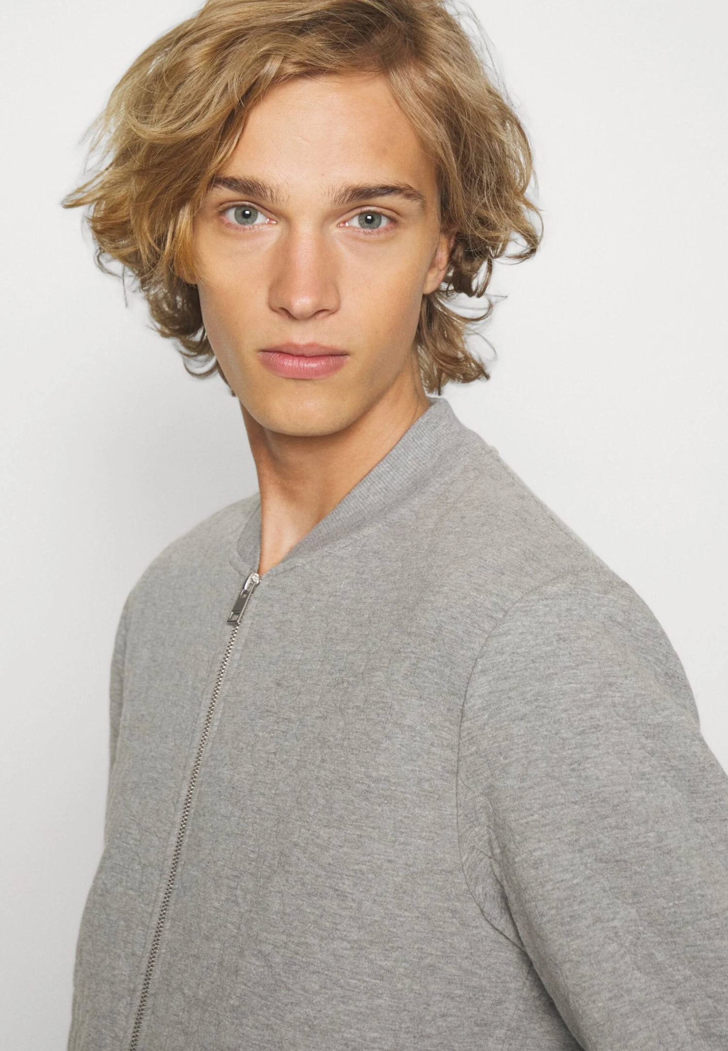 Pier One Felpa Con ZipMottled Grey Uomo Maglieria E Felpe PI922S0H8-C11 - immagine 4