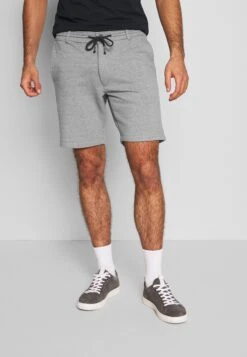 Pier One Pantaloni Sportivi - Mottled Light Grey