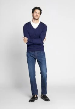 Pier One 4 PackT-Shirt BasicBlack/White/Blue Uomo T-shirt E Polo PI922O0KM-G11