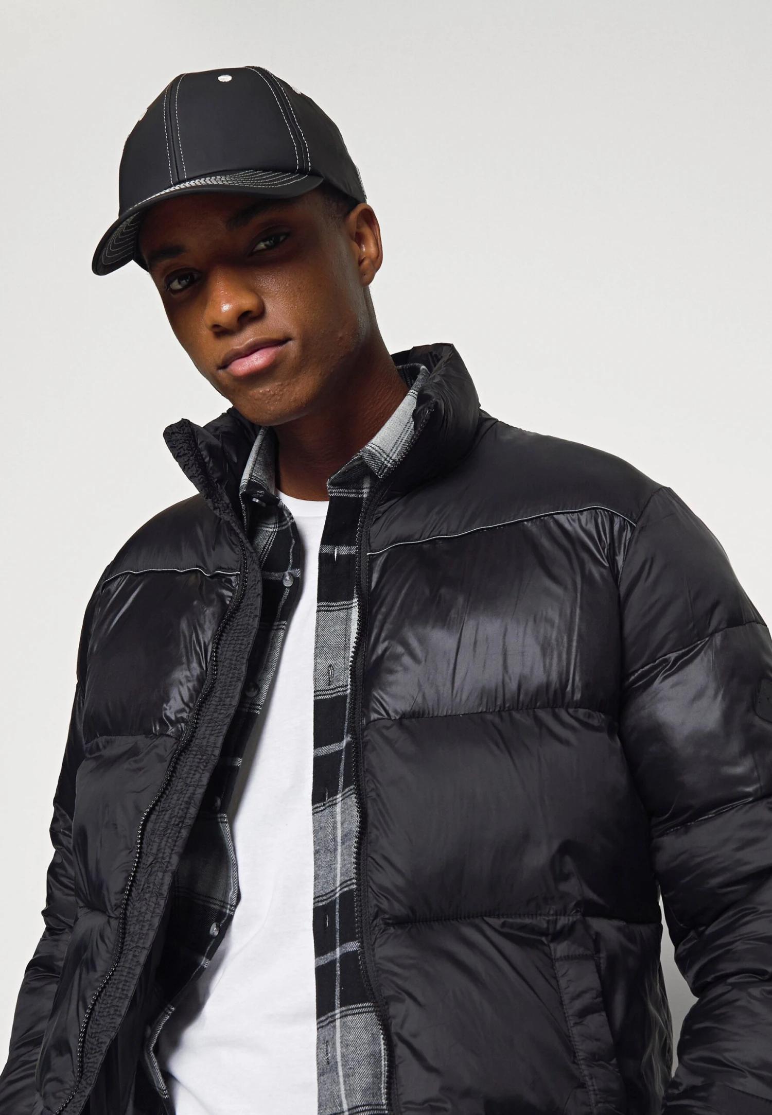 Pier One Block Puffer - Giacca Invernale - Black - immagine 4