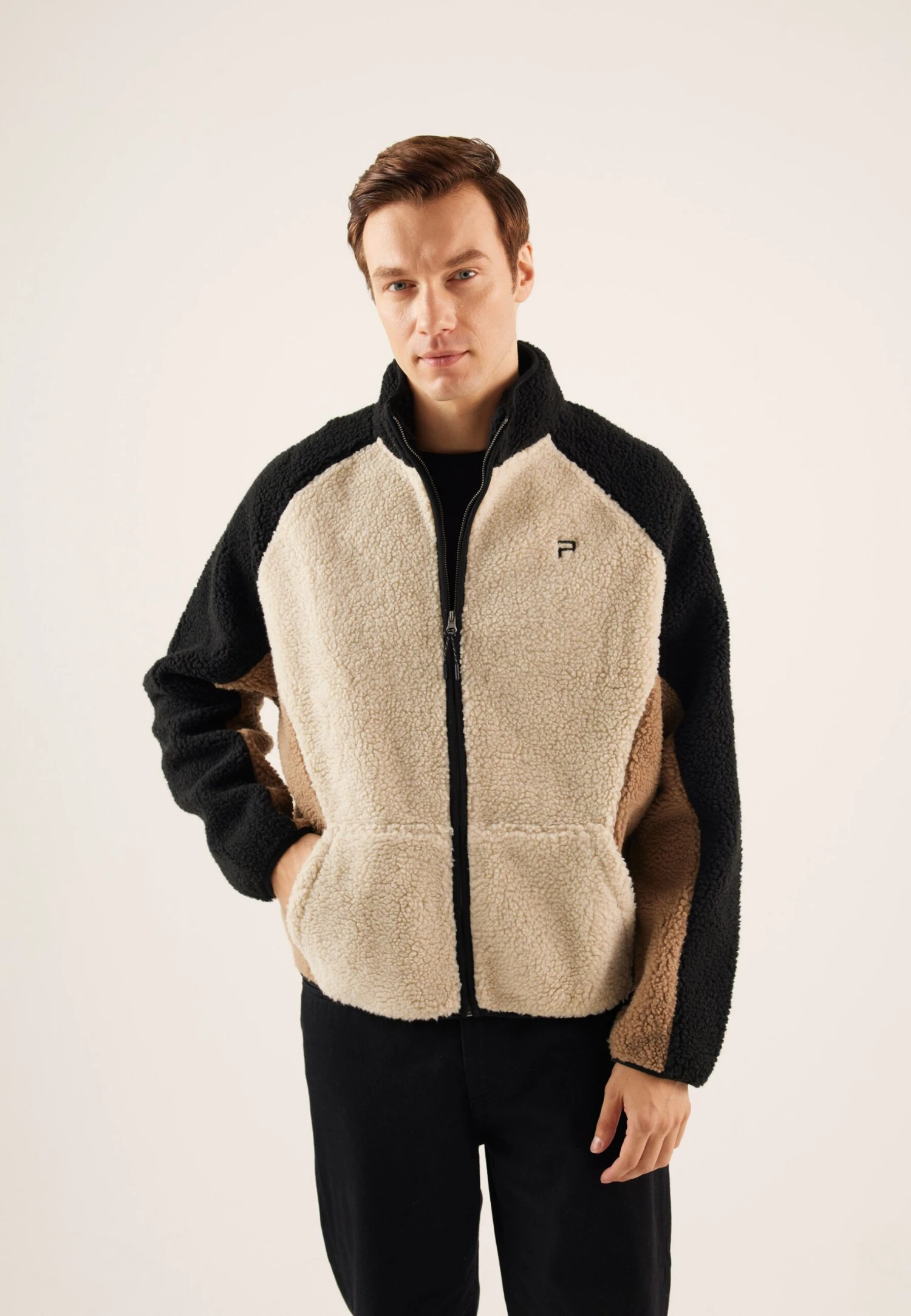 Pier One Felpa Con ZipOff-White Uomo Maglieria E Felpe PI922S0HX-A11