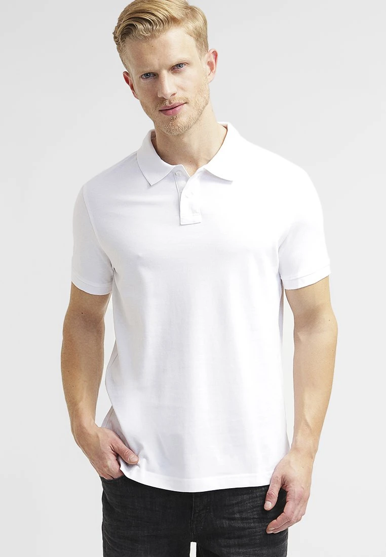 Pier One BasicPoloWhite Uomo T-shirt E Polo PI922P00F-A11