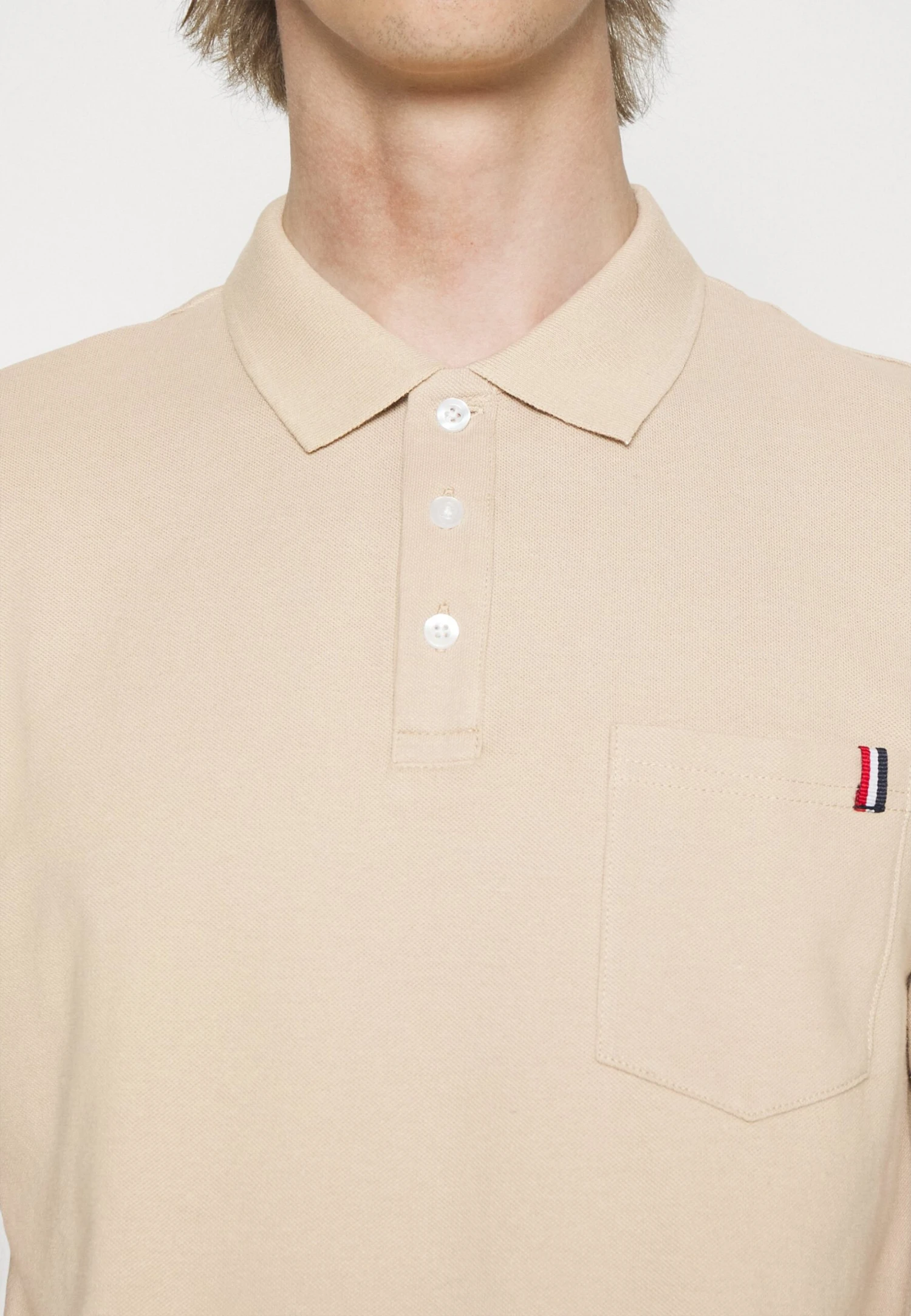 Pier One Tricolore Trim PoloBeige Uomo T-shirt E Polo PI922P03N-B11 - immagine 6