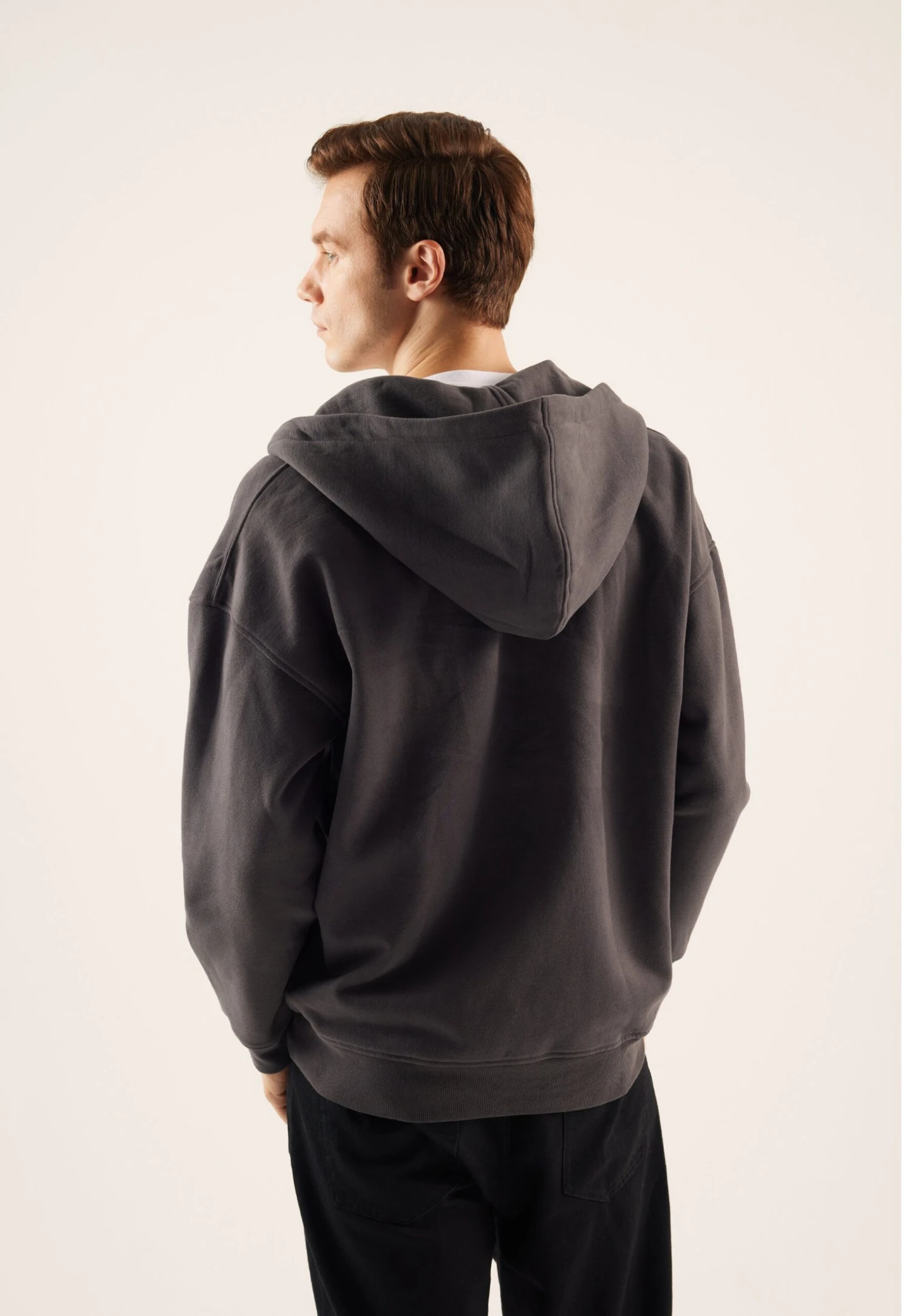 Pier One Felpa Con ZipGrey Uomo Maglieria E Felpe PI922S0HE-C12 - immagine 3