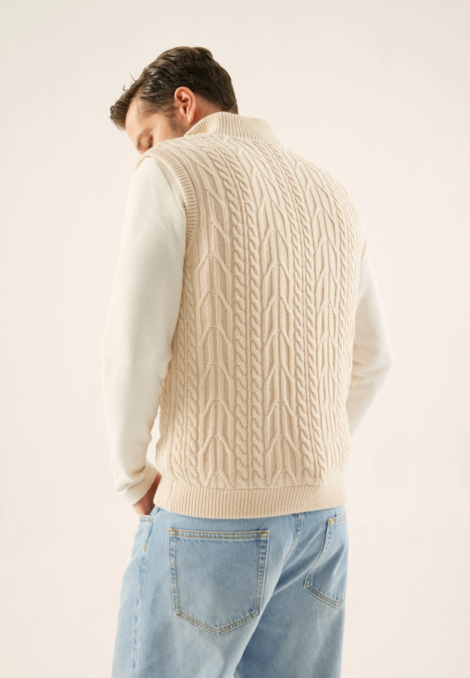 Pier One Smanicato - Beige - immagine 3