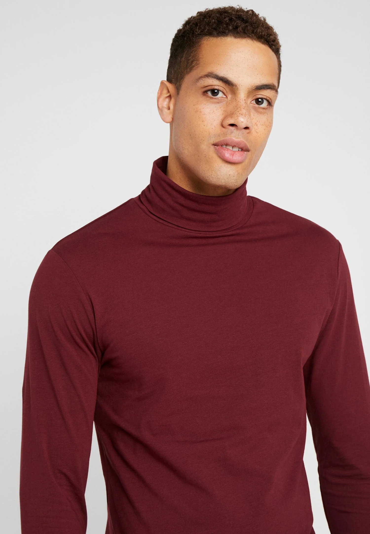 Pier One Maglietta A Manica LungaBordeaux Uomo T-shirt E Polo PI922O0GE-G11 - immagine 5