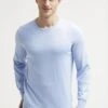 Pier One Basic Crewneck - Maglione - Light Blue
