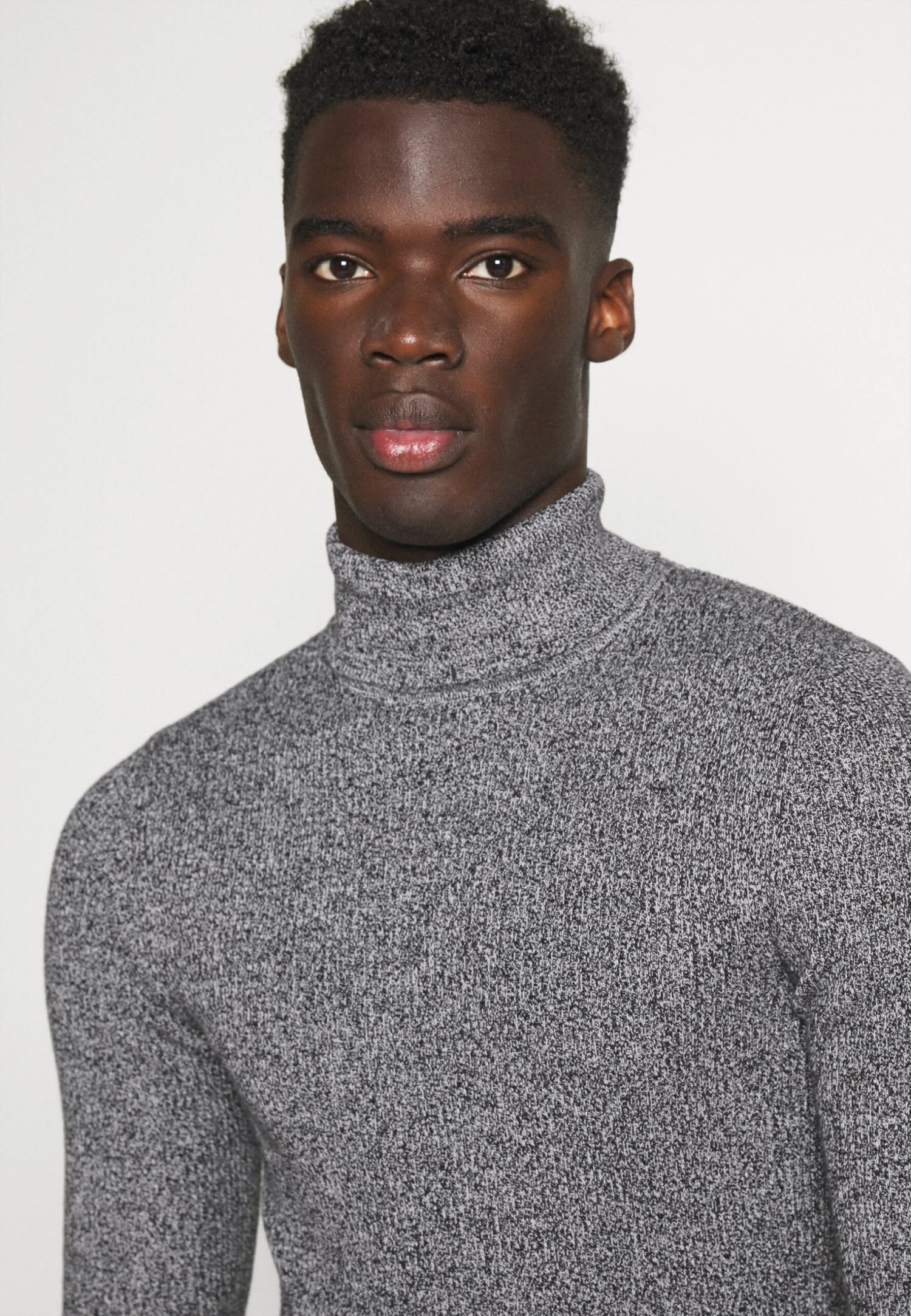 Pier One Muscle Fit TurtleMaglioneMottled Grey Uomo Maglieria PI922Q07V-C11 - immagine 4