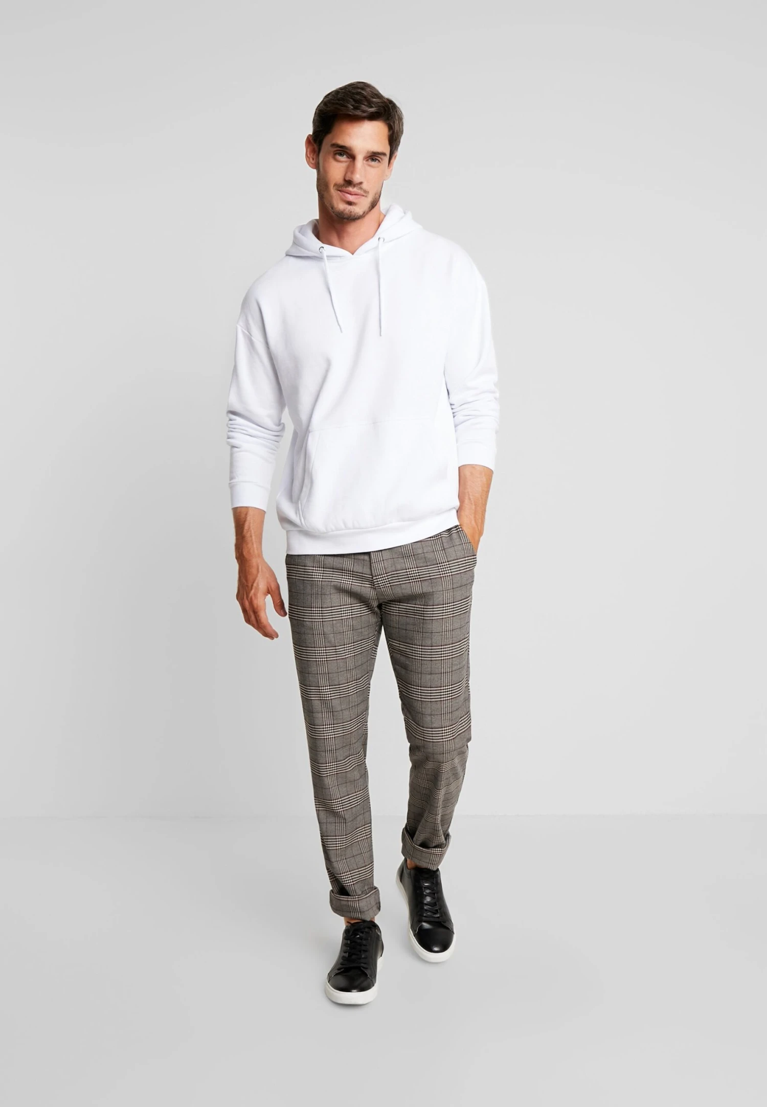 Pier One Felpa Con CappuccioWhite Uomo Maglieria E Felpe PI922S038-A11 - immagine 2