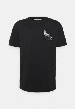 Pier One T-Shirt Con StampaBlack Uomo T-shirt E Polo PI922O0UQ-Q11