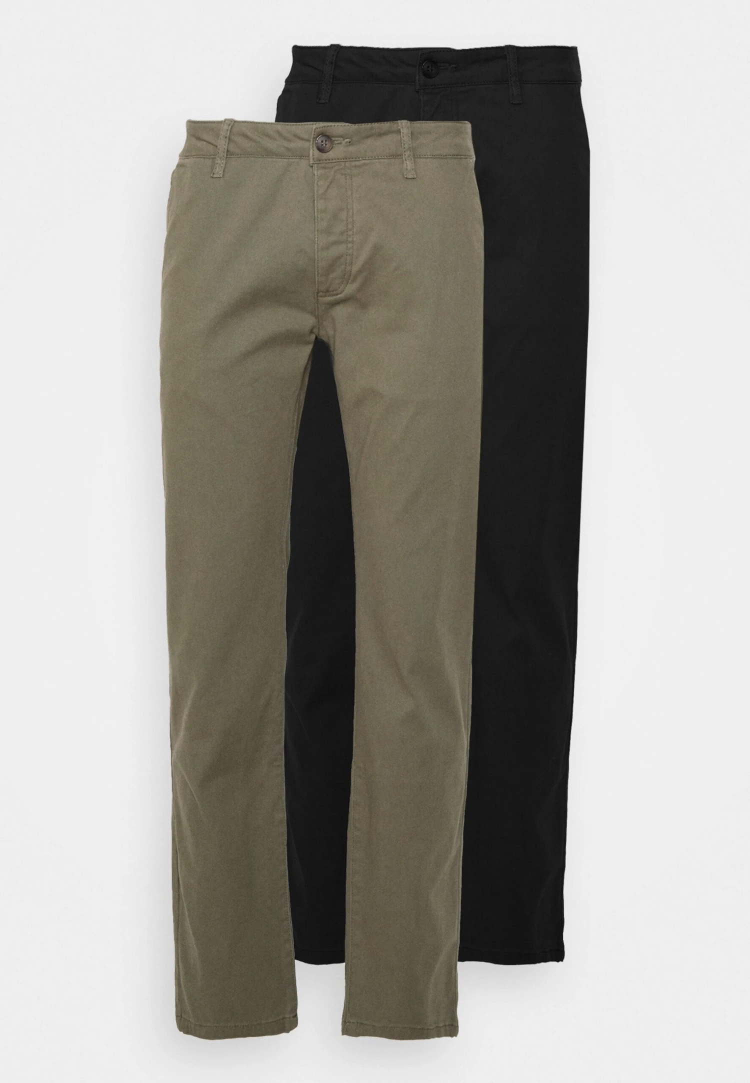 Pier One 2 Pack - Chino - Black/Olive - immagine 5