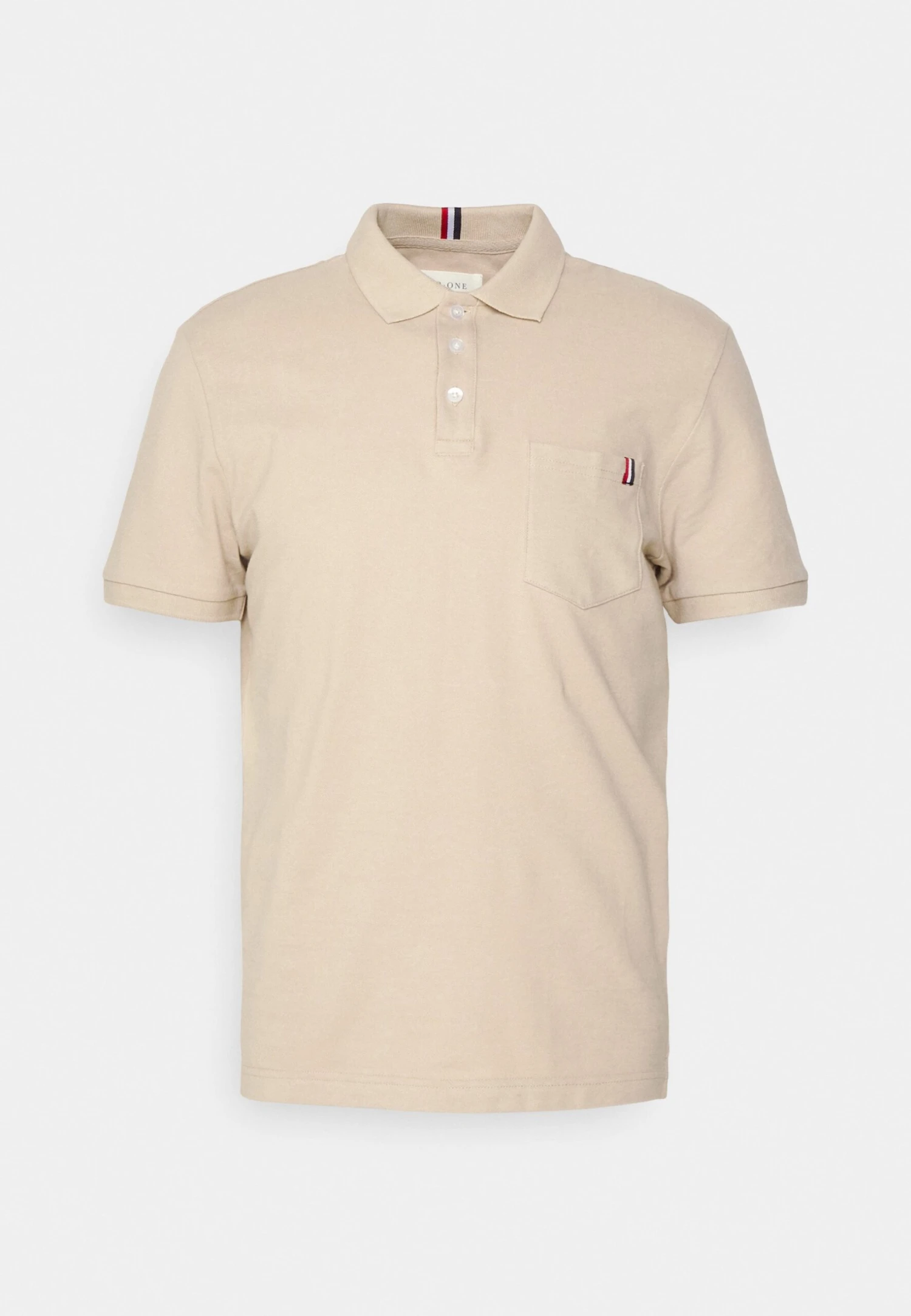 Pier One Tricolore Trim PoloBeige Uomo T-shirt E Polo PI922P03N-B11 - immagine 5