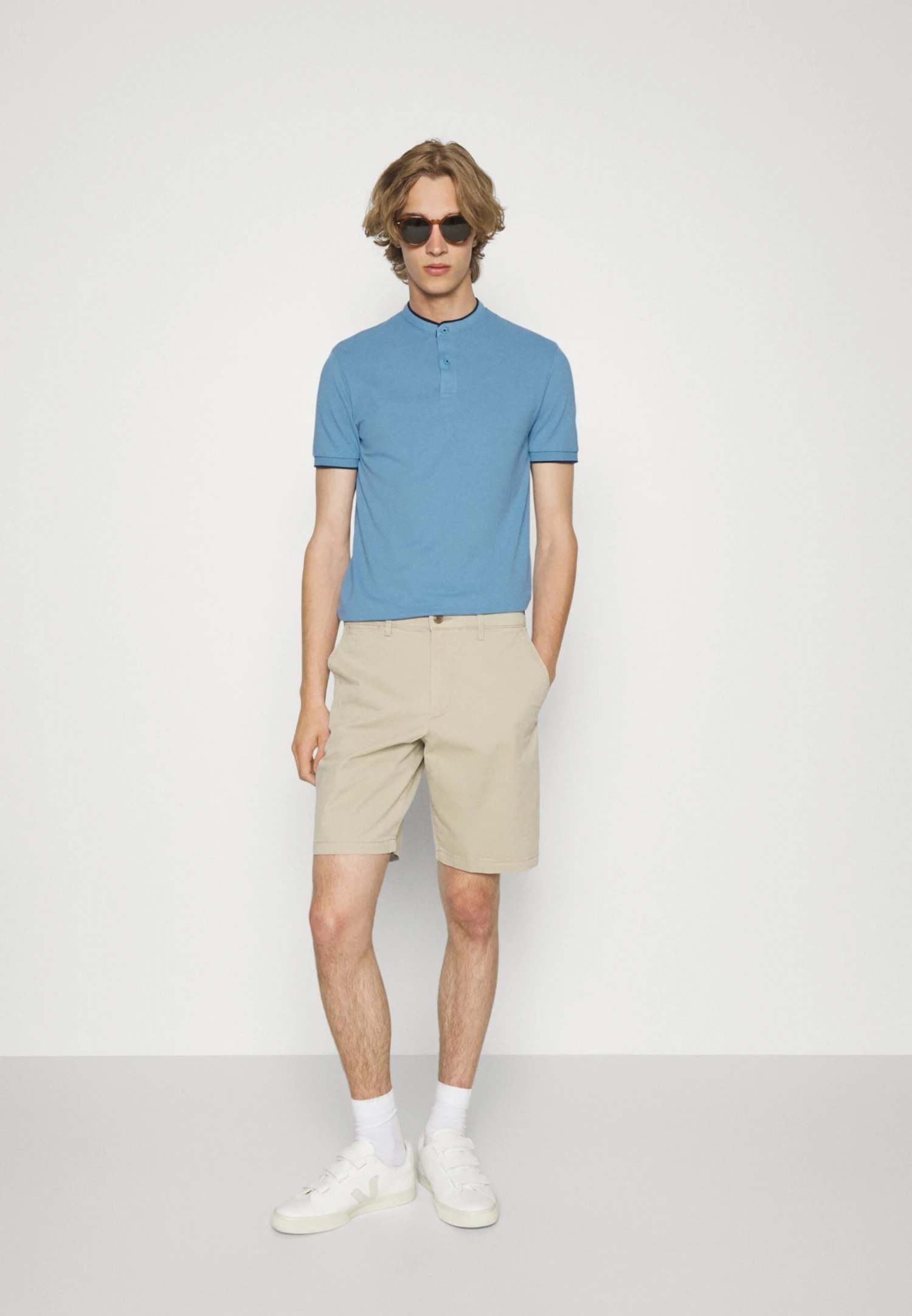 Pier One T-Shirt Basic - Light Blue - immagine 2