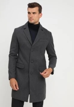 Pier One Wheeler Coat Cappotto ClassicoMottled Grey Uomo Cappotti PI922T00P-C11