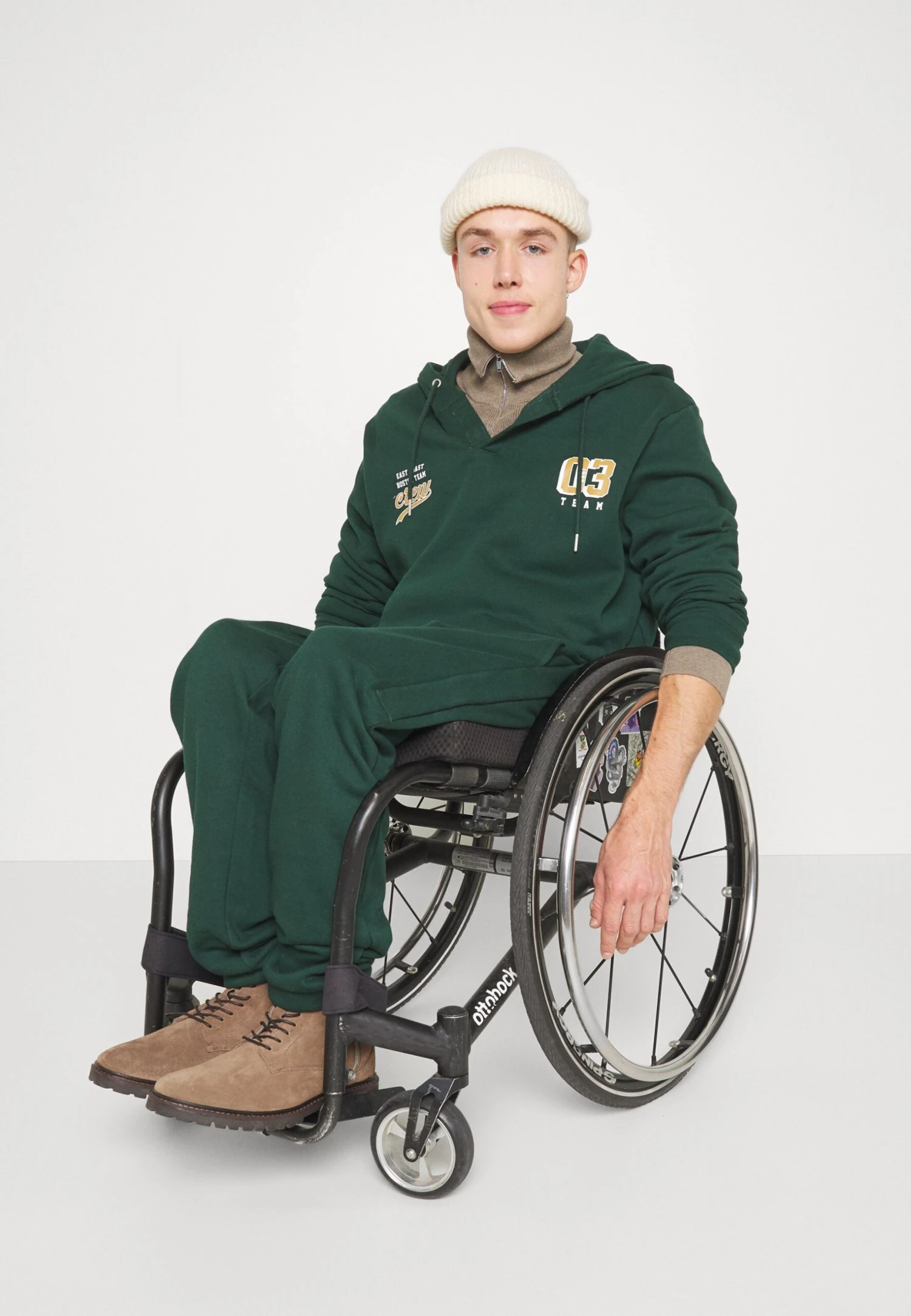 Pier One FelpaDark Green Uomo Maglieria E Felpe PI922S0FU-M11 - immagine 5