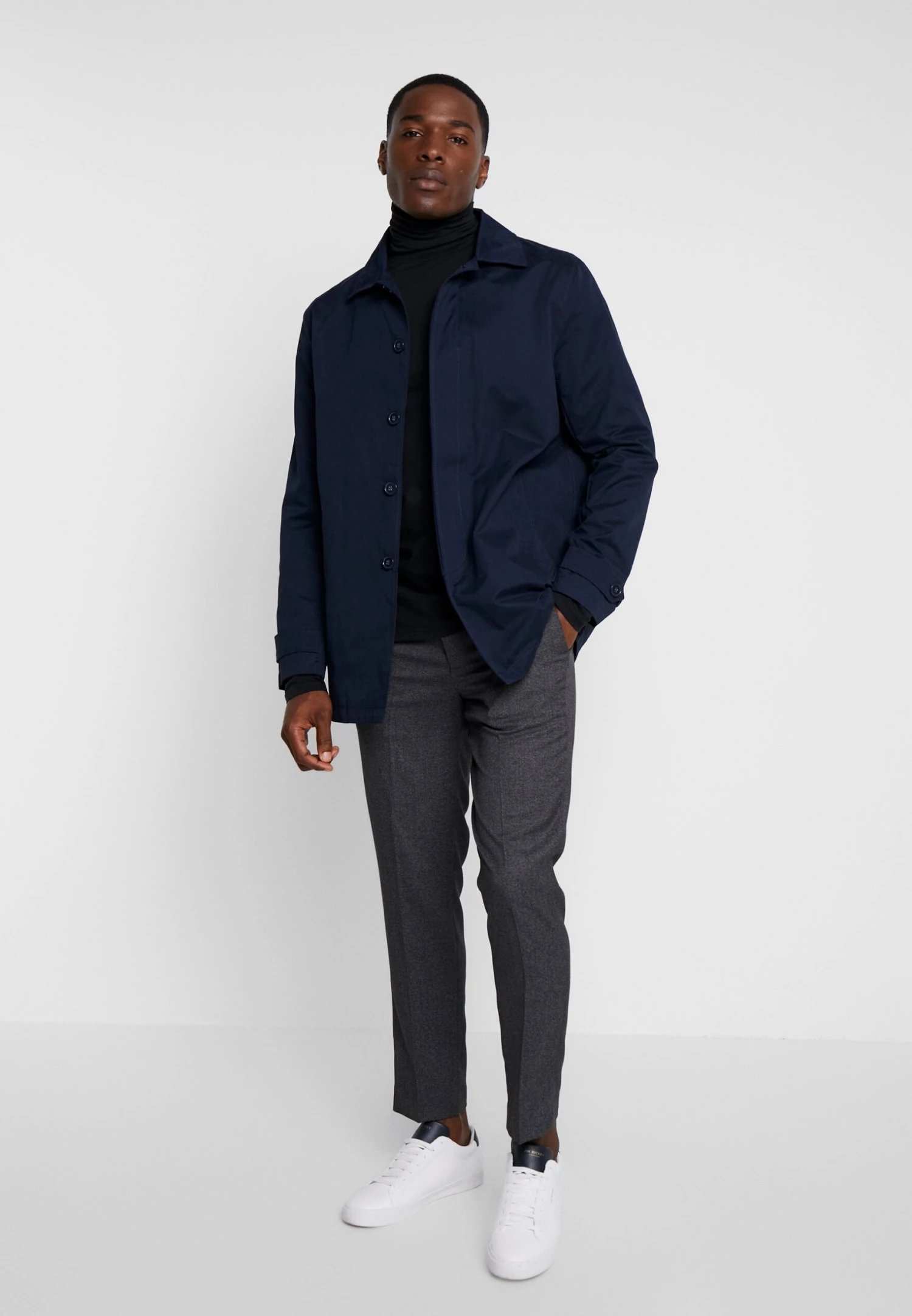 Pier One Maglietta A Manica LungaBlack Uomo T-shirt E Polo PI922O0AP-Q11 - immagine 2