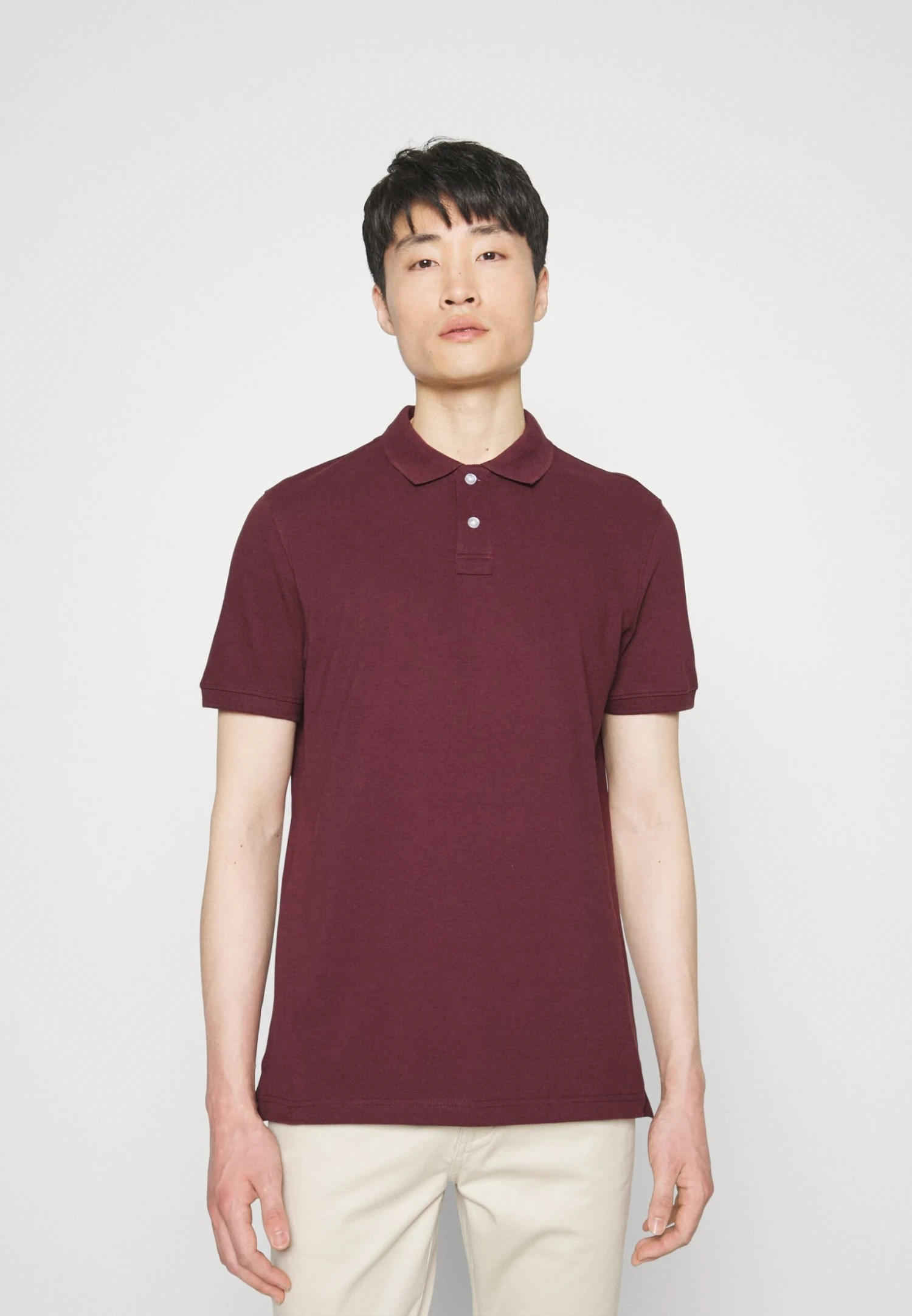 Pier One BasicPoloBordeaux Uomo T-shirt E Polo PI922P00F-G15